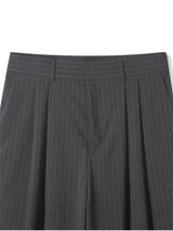 STRIPE TWILL BALLOON SLACKS (2C)