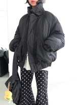 [UNISEX] エアブルゾン オーバーサイズフィット シャーリングパディング