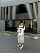 ルーメン アフロ グラフィック プリント Tシャツ