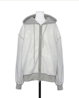 connect patch napping mens hoodie zip