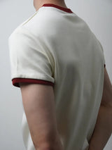 TP8 Tipped Rib-Knit Tee