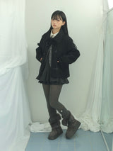 a flared winter dress
