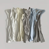 [prts made] plan ribbed sleeveless top (6colors)