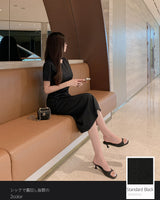 【MADE】Pintuck long dress