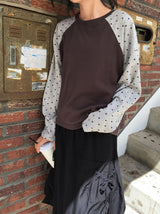 26FW★ [BAONHAUS] Ganin Color Matching Raglan Long Sleeve Tee