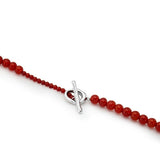 26SS★ H Edition (W) Red Jade Gradation Beaded Necklace