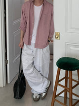 Parma Label Cut-Line Sweatpants