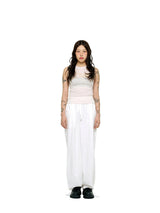 GLOSS WHITE TRAINIG PANTS