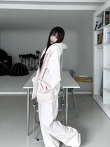 1550. Pinterest fluff hood zip-up