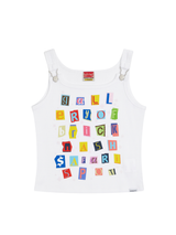 1/2 ステッカーパックサスペンダーノースリーブ (WHITE)