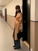 Lessder Organza ベルトドレス