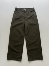 Maple Dyed Cotton Wide Pants