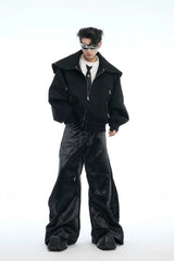 Convertible Cape-Style Zip Hoodie