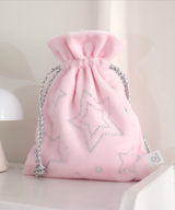 catch star pouch - baby pink