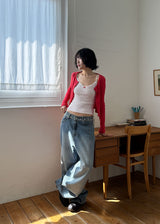 DIA EYELET DENIM