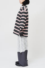 Wino Striped Rugby Top (3color)