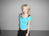 humming lace top(3 color) 