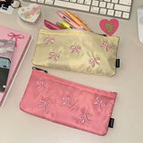 (S/S) リボンパターンペンシルケース (2 colors)