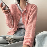 Polonnit Crop Round Cardigan