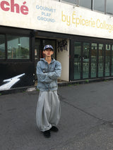 Nod Keyring Pintuck Wide Sweatpants 5C