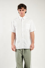 TEMPUS オーバーフィットハーフスリーブシャツ (WHITE)