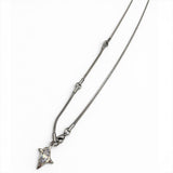 y2k Crystal Star Snake Chain Necklace