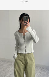 ポルテUネックボーダーTシャツ