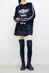 Unisex May Oversized Velvet Sweatshirt