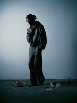 WASHED-OUT & DESTROYED HOODIE