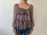 fairy ruffle blouse