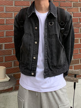 Code D Crop denim Jacket