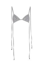 CUBIC SWEAT BIKINI TOP (GRAY)