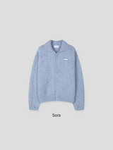 [Unisex] Wool hair warmer knit cardigan(4color)
