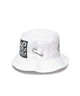 BBD アングザイエティ パッチ バケットハット (White)