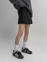 [MADE] Front Closure Mini Pleated Skirt
