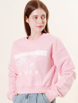 Women's Leith Embossed クロップドスウェットシャツピンク (FCF1TS204W)