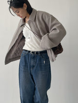 [Quilted lining/unisex] News Overfit Blouson Jacket
