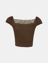 Amelie Shirring Corset Blouse