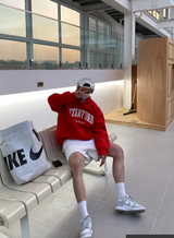  Urban Stanford Double Middle Cloth Embroidery Hoodie