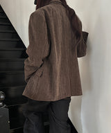 [F/W] Velvet overfit blazer(2color)