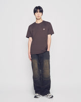 25FW ACベアワッペンスタンダード半袖Tシャツ ダークブラウン