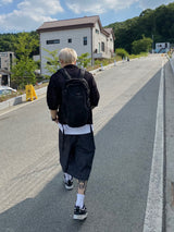 カーブデニムハーフパンツ