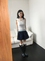 Sophie Drape Hoodie Sleeveless top (2c)