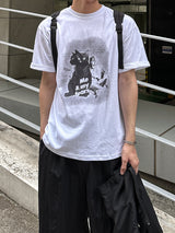 フィアーキャットハーフTシャツ