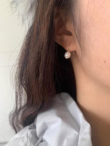 ミニ パール ドロップ ピアス