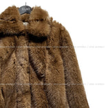 Regina cut half fur coat