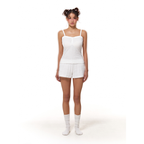 LACE PAJAMA PANTS - WHITE