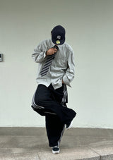 Wide triple track pants