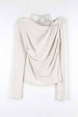 Carol Halter Off Shirring Tee