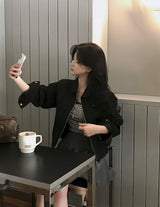 [Bellide made/Daily]ワイタンスリットラインコットンブルゾン